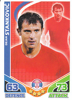 Dejan Stankovic Serbia 2010 World Cup Match Attax #197